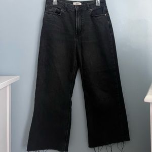 forever 21 wide leg ankle jeans